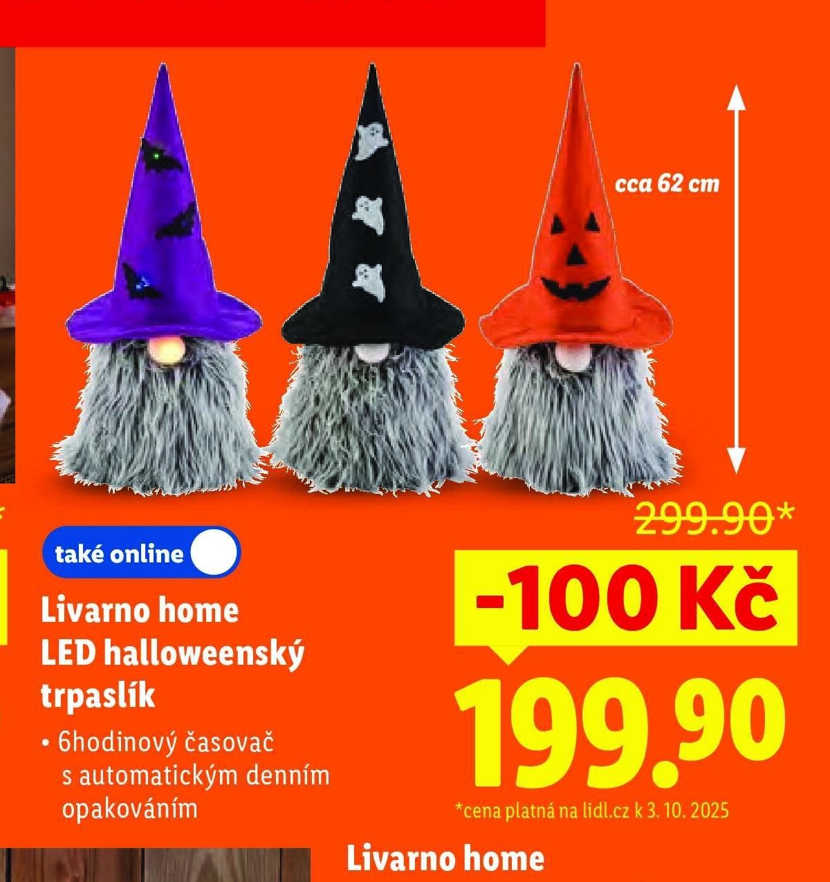 Livarno home LED halloweenský trpaslík