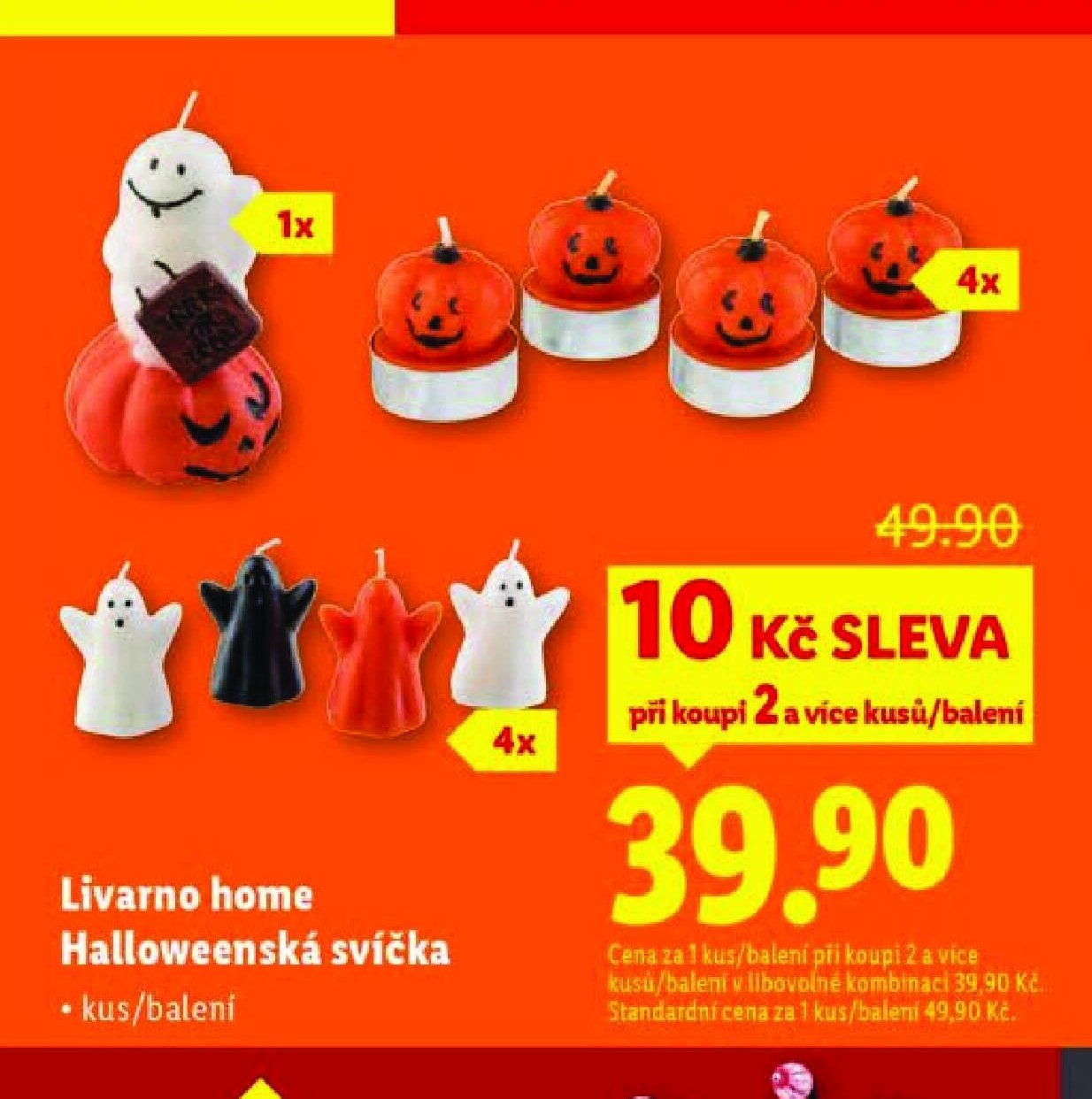 Livarno home Halloweenská svíčka
