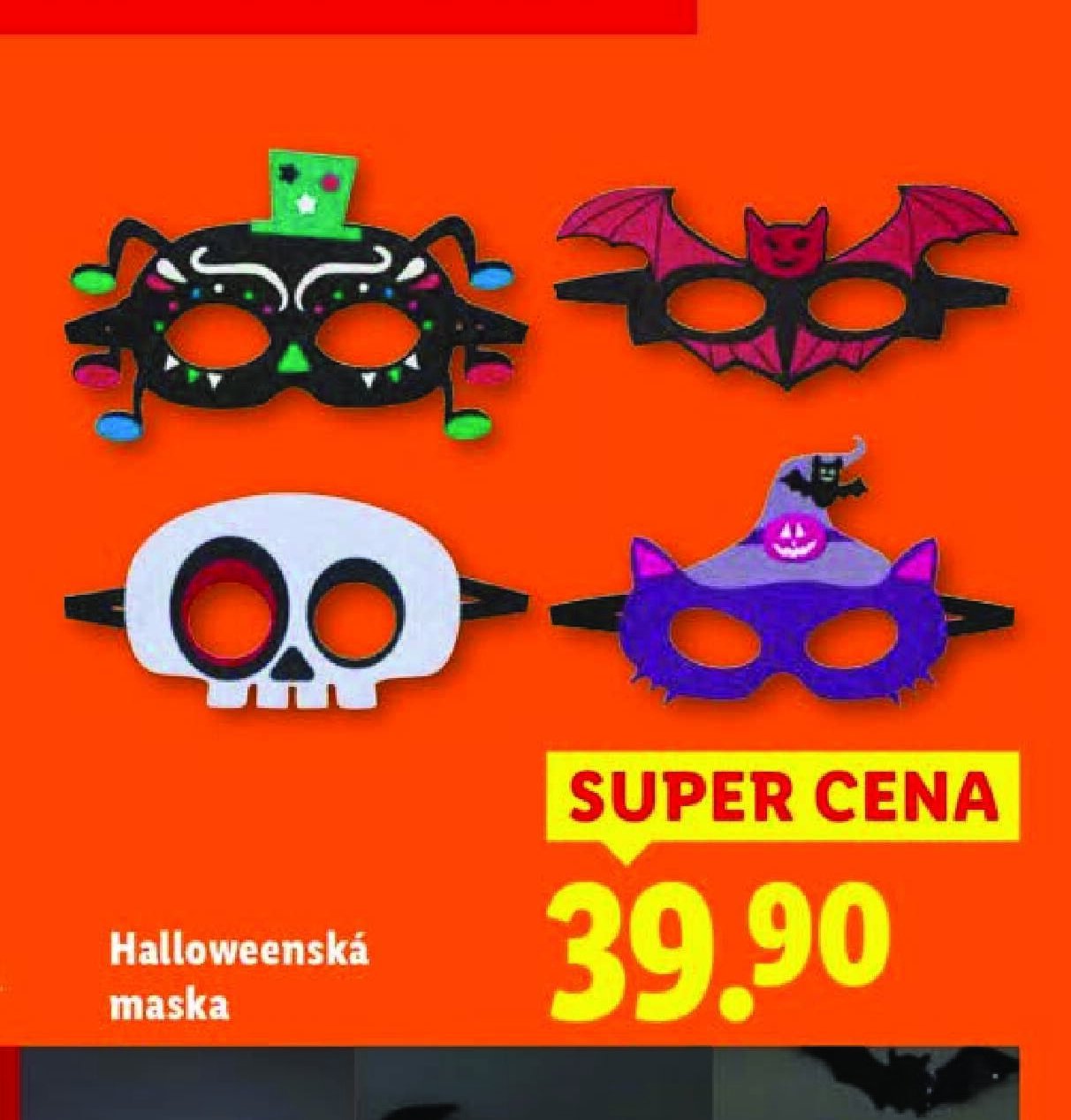 Halloweenská maska