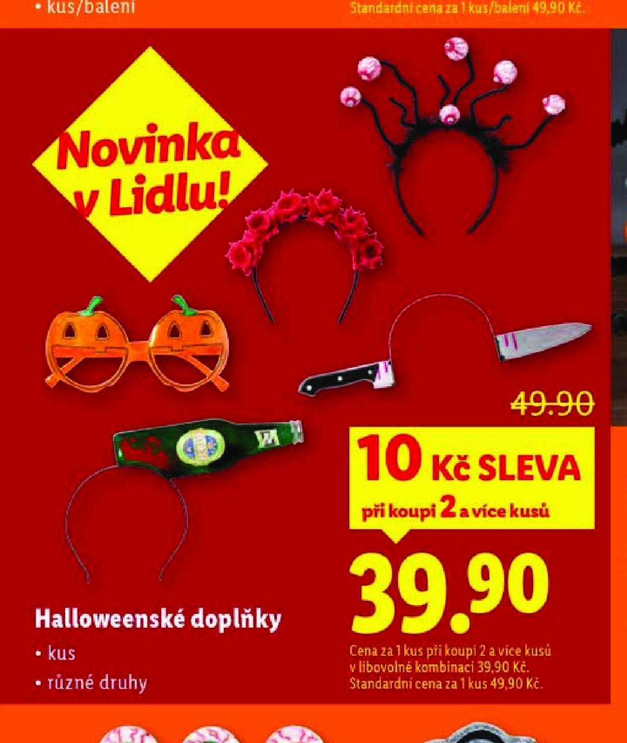 Halloweenské doplňky