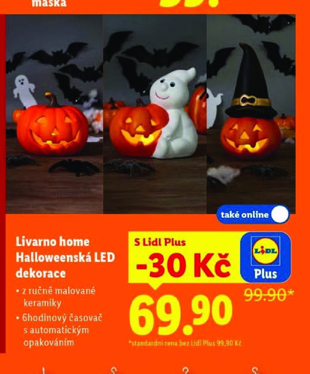 Livarno home Halloweenská LED dekorace