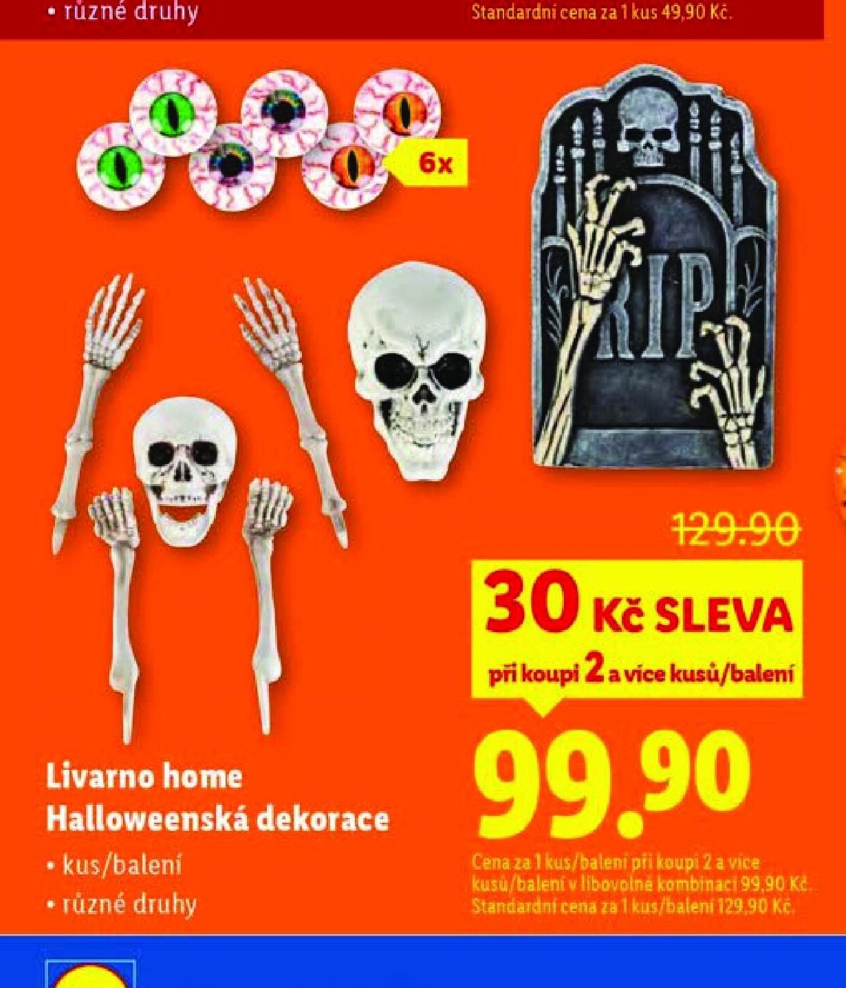 Livarno home Halloweenská dekorace