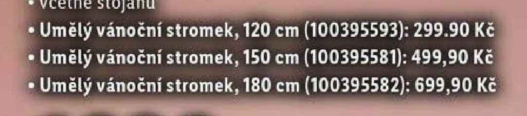 Umělý vánoční stromek, 150 cm