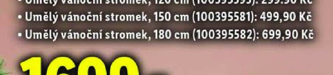 Umělý vánoční stromek, 180 cm
