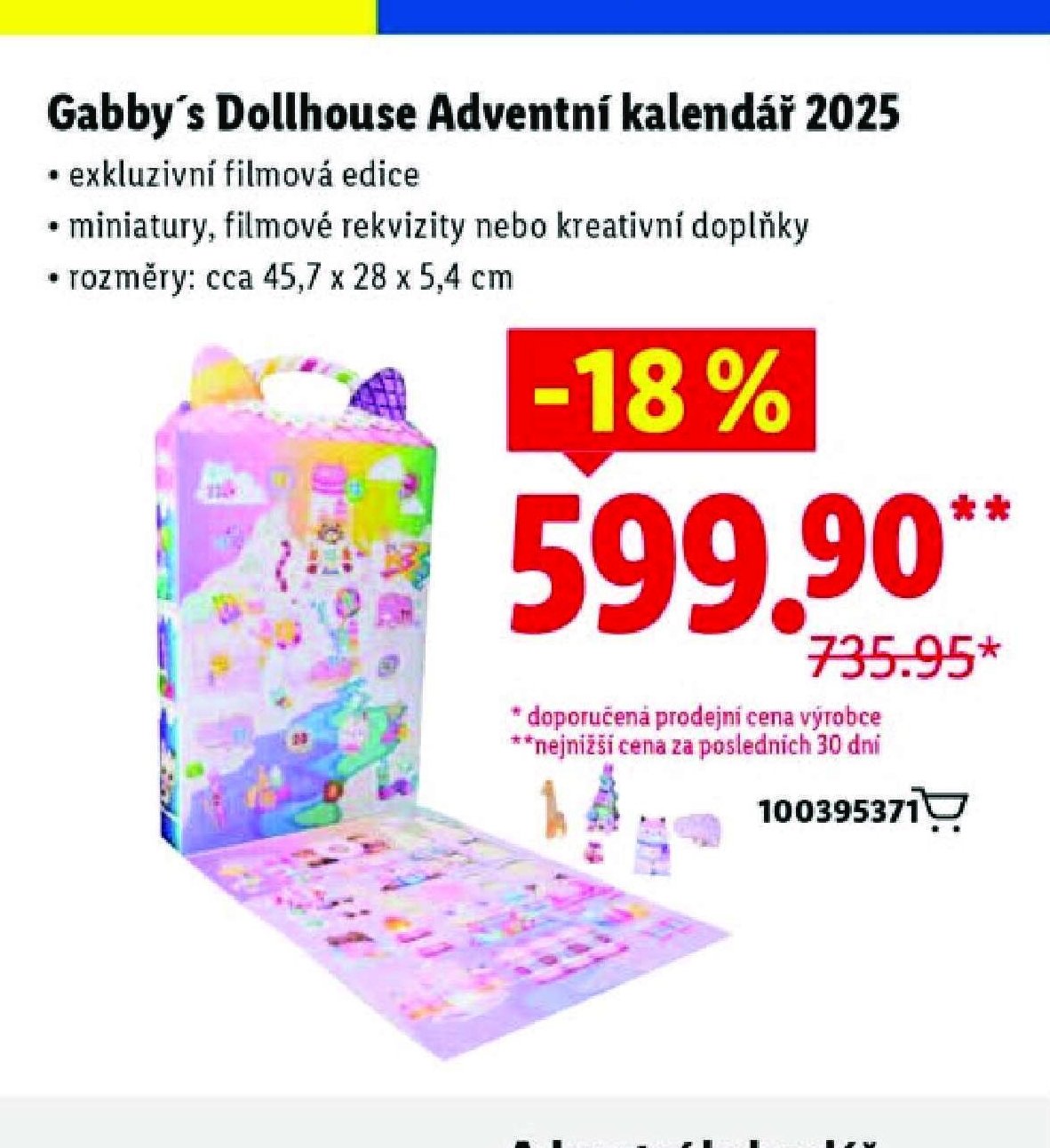 Gabby´s Dollhouse Adventní kalendář 2025