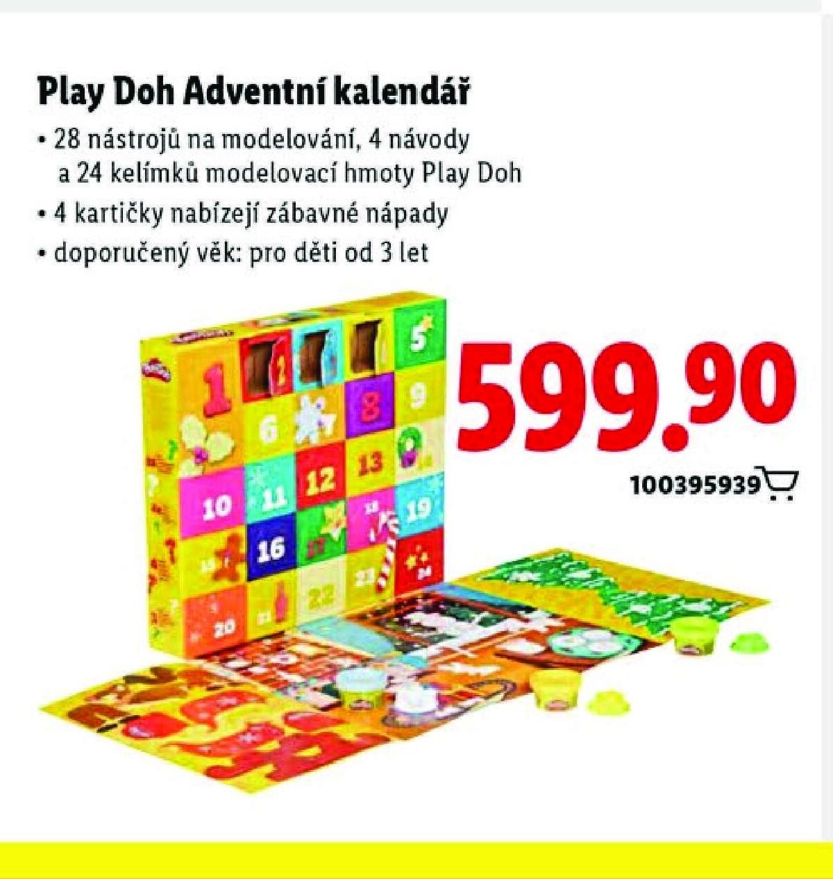 Play Doh Adventní kalendář