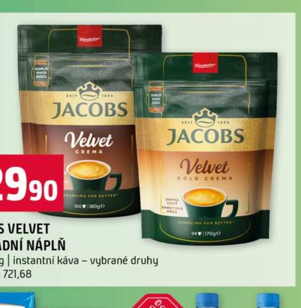 Jacobs Velvet náhradní náplň