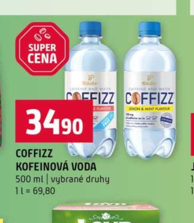 Coffizz kofeinová voda