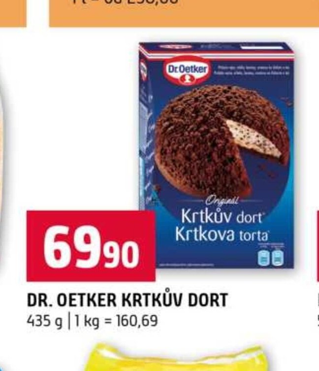 DR. OETKER KRTKŮV DORT