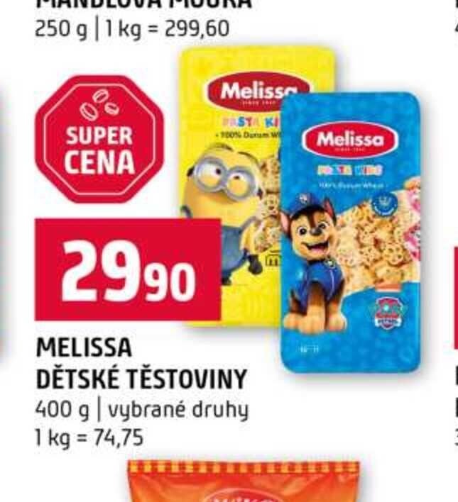 MELISSA DĚTSKÉ TĚSTOVINY