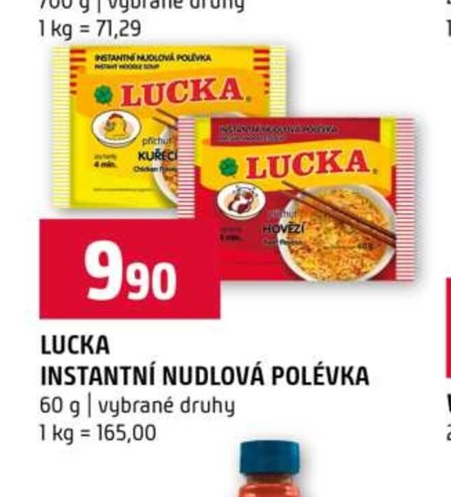 LUCKA INSTANTNÍ NUDLOVÁ POLÉVKA