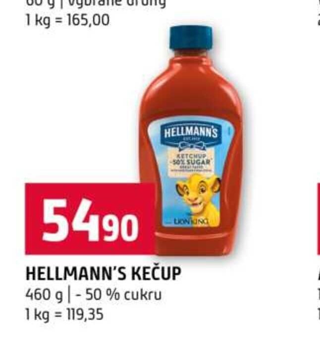 HELLMANN'S KEČUP