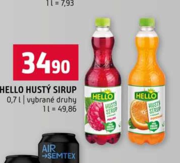 Hello Hustý sirup