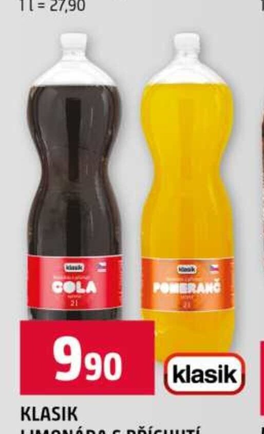 Klasik limonáda s příchutí
