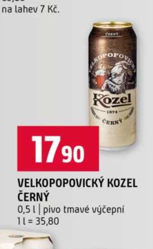 VELKOPOPOVICKÝ KOZEL ČERNÝ