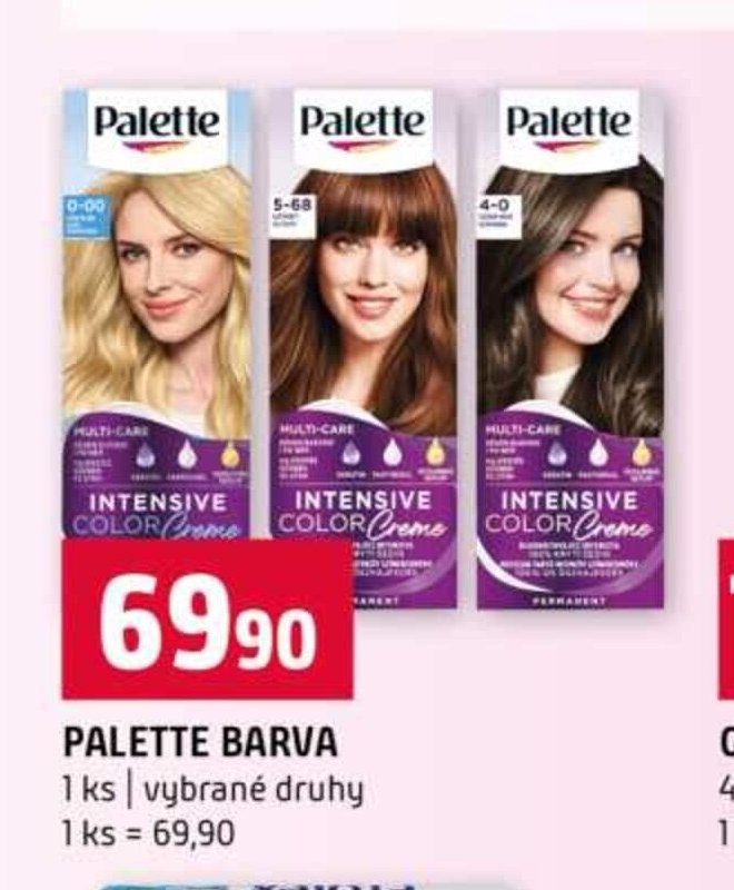 PALETTE BARVA