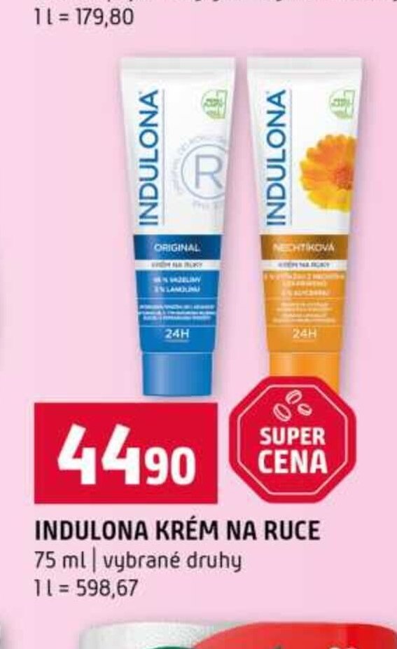 INDULONA KRÉM NA RUCE