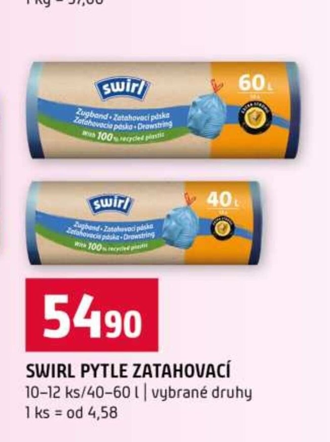 SWIRL PYTLE ZATAHOVACÍ