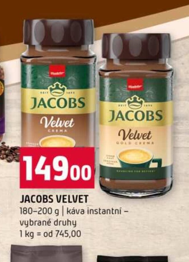 JACOBS VELVET