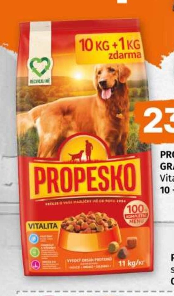 PROPESKO GRANULE PRO PSY Vitalita - COOP akcniletaky.com