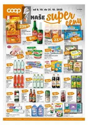 akční leták COOP 8.10.2025-21.10.2025