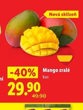 Mango zralé