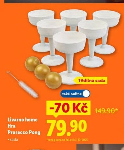 Livarno home Hra Prosecco Pong