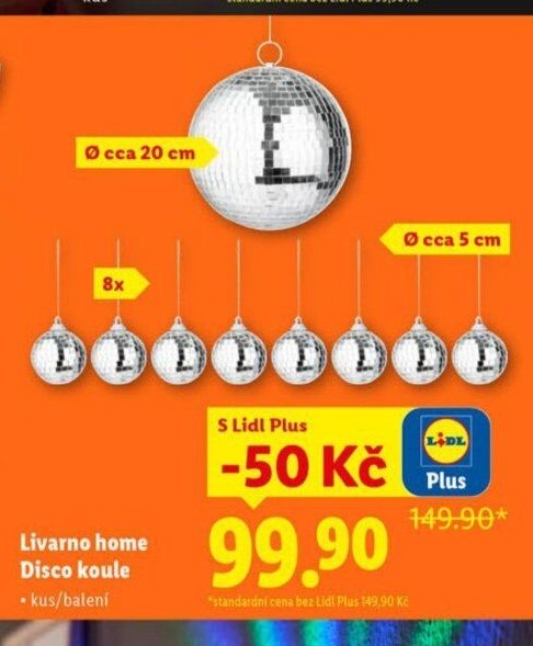 Livarno home Disco koule