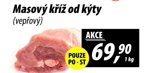 Masový kříž od kýty vepřový