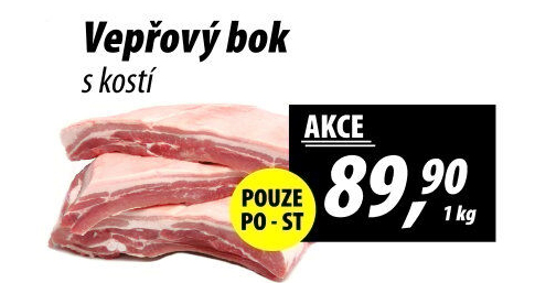 Vepřový bok s kostí
