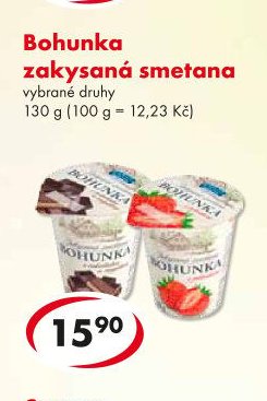 Bohunka zakysaná smetana