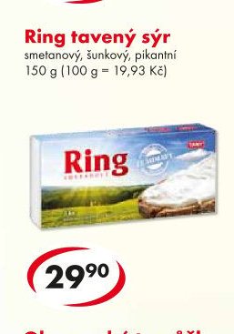 Ring tavený sýr