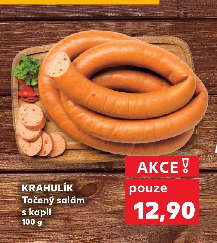 KRAHULÍK Točený salám s kapií 100 g
