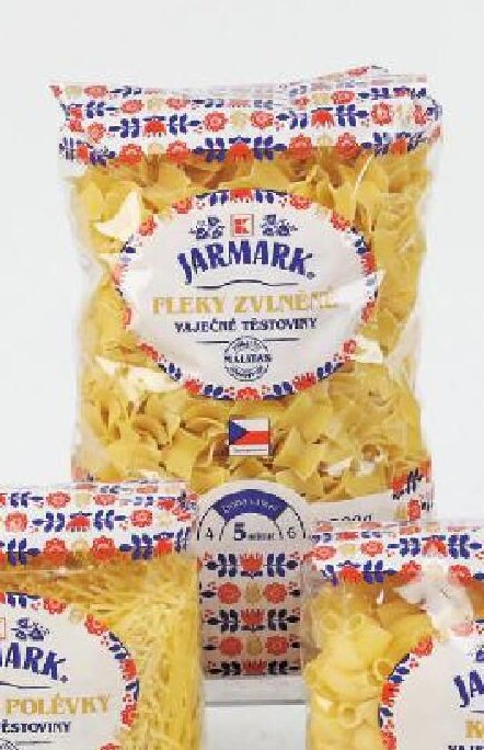 JARMARK Fleky zvlněné vaječné těstoviny