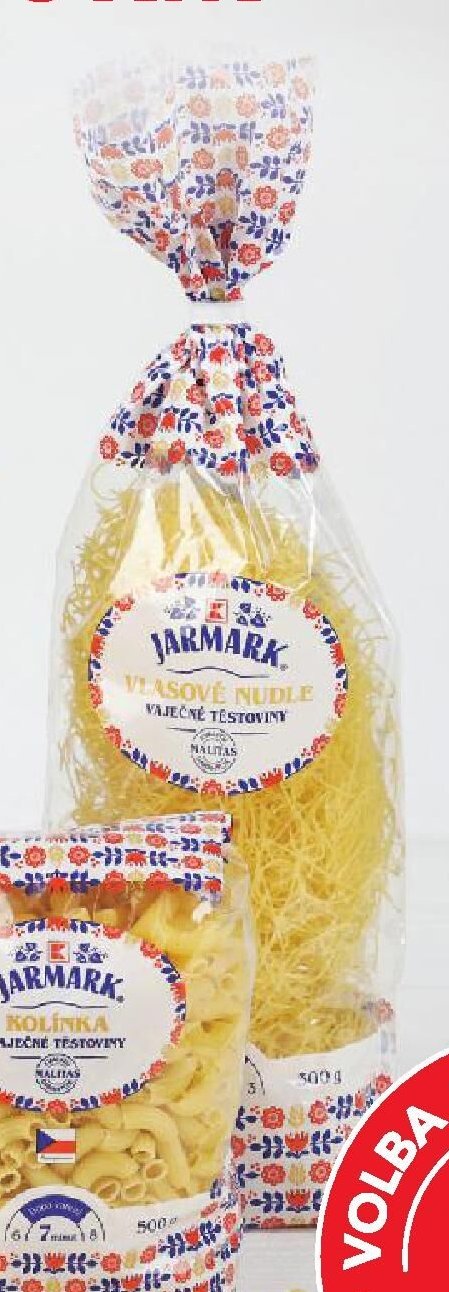 JARMARK Vlasové nudle vaječné těstoviny
