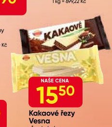 Kakaové řezy Vesna - Hruška akcniletaky.com
