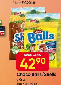 Cereálie Čokoládové kuličky Balls Bonavita