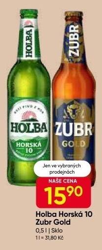 Pivo Gold Pivovar Zubr