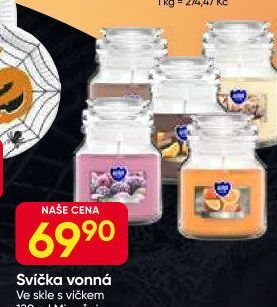 Svíčka vonná ve skle