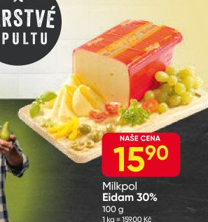 Sýr Eidam 30% Milkpol