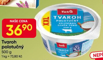 Tvaroh polotučný 3,5% Tatra