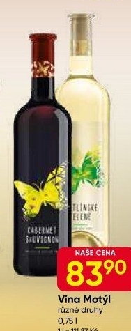 Vína Motýl Víno Mikulov