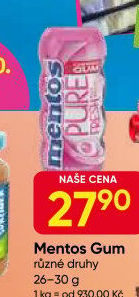 Žvýkačky Mentos