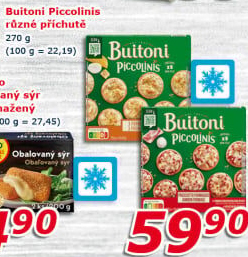 Pizza mražená Piccolinis Buitoni
