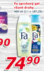 Sprchový gel Fa