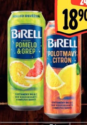 Birell (Pomelo & Grep, Polotmavý Citrón)