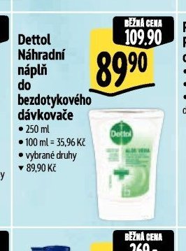 Dettol Náhradní náplň do bezdotykového dávkovače