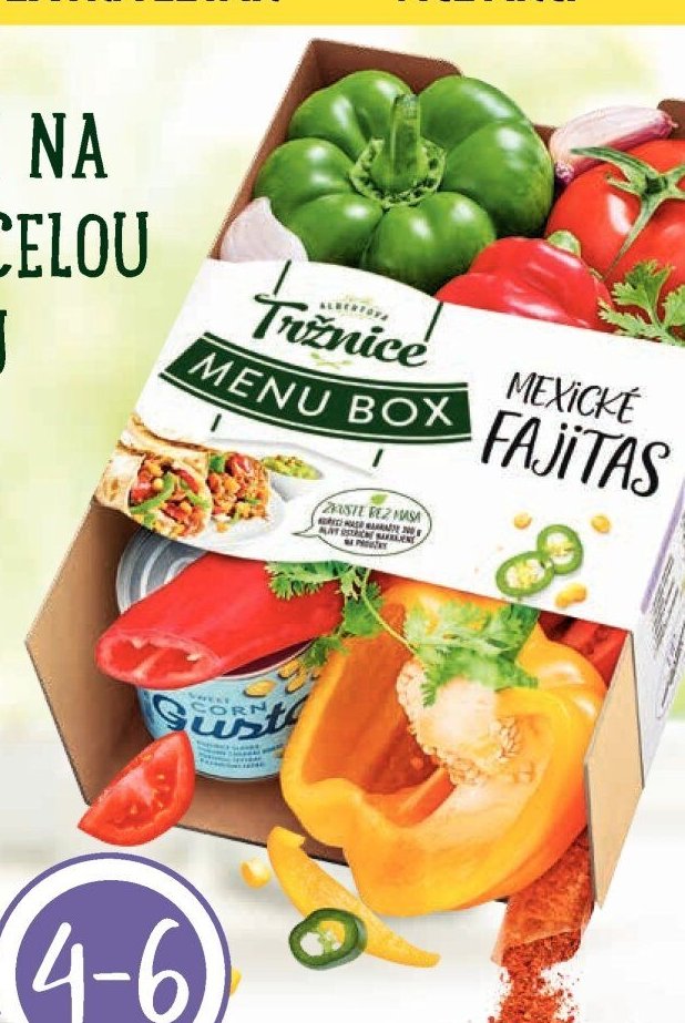 Albert Menu box Mexické fajitas