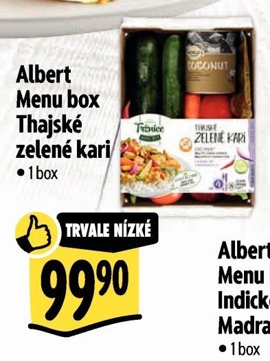 Albert Menu box Thajské zelené kari