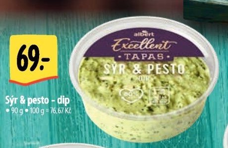 Sýr & pesto - dip